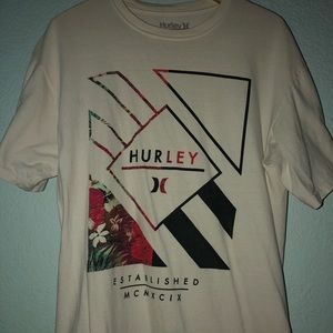 White Hurley t shirt